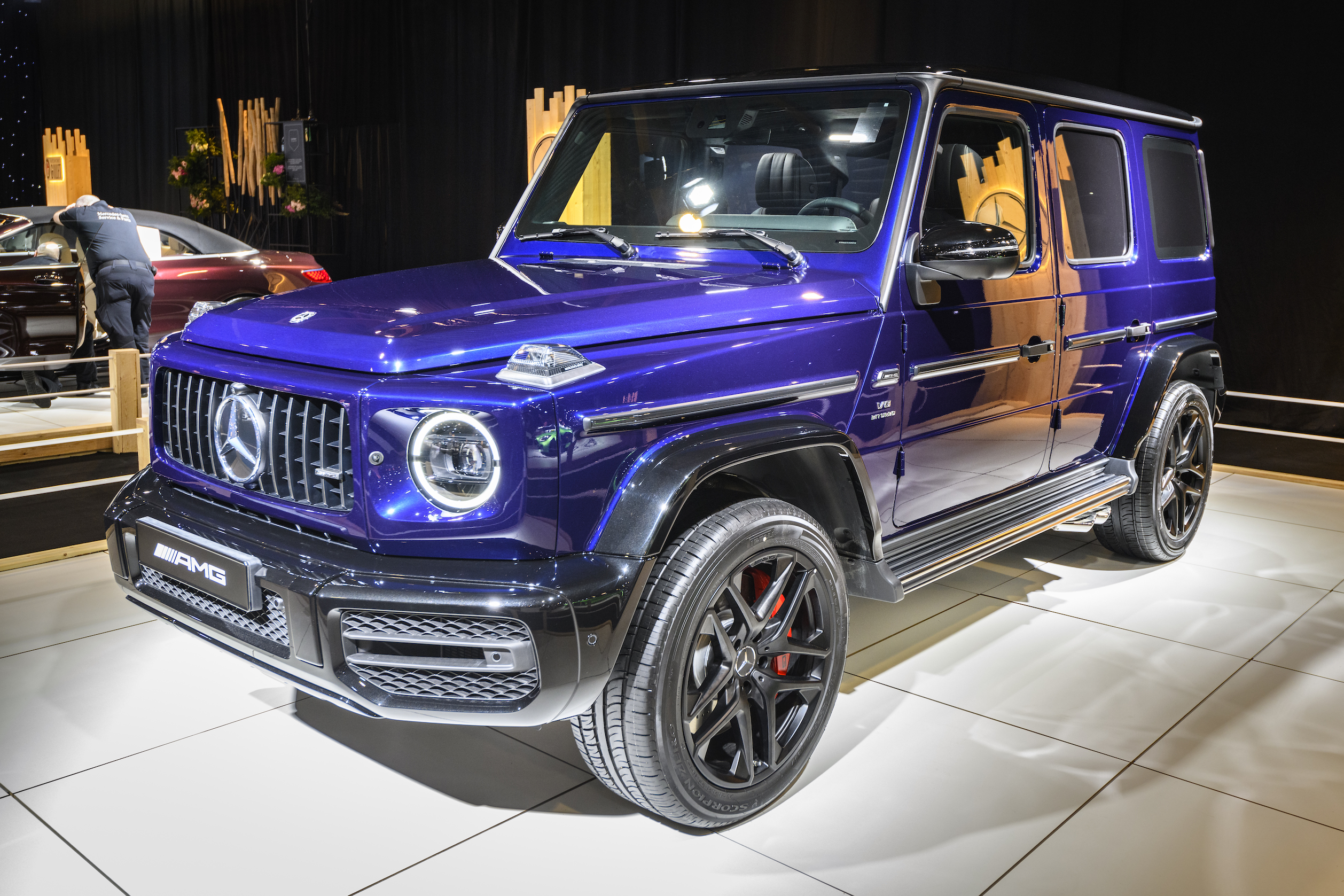 Mercedes-Benz G-Class G 63 AMG on display at Brussels Expo
