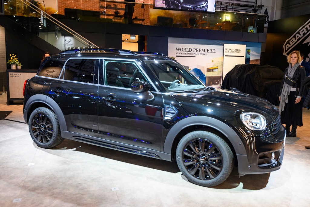 MINI Countryman crossover compact SUV on display at Brussels
