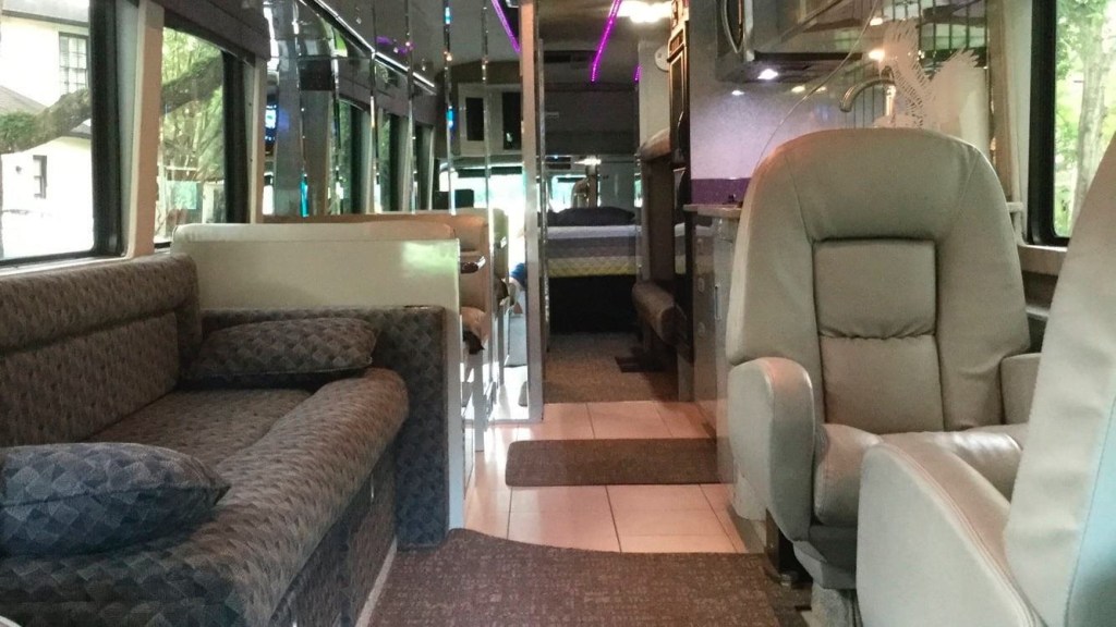 Prince 1984 Purple Rain Tour bus camper conversion