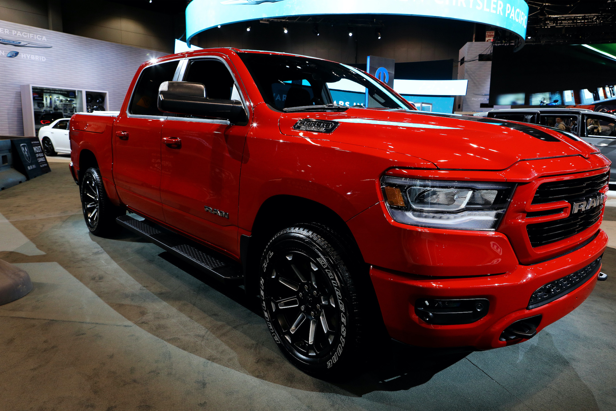 2020 Mopar-Modified RAM 1500 Big Horn Crew Cab is on display at the 112th Annual Chicago Auto Show