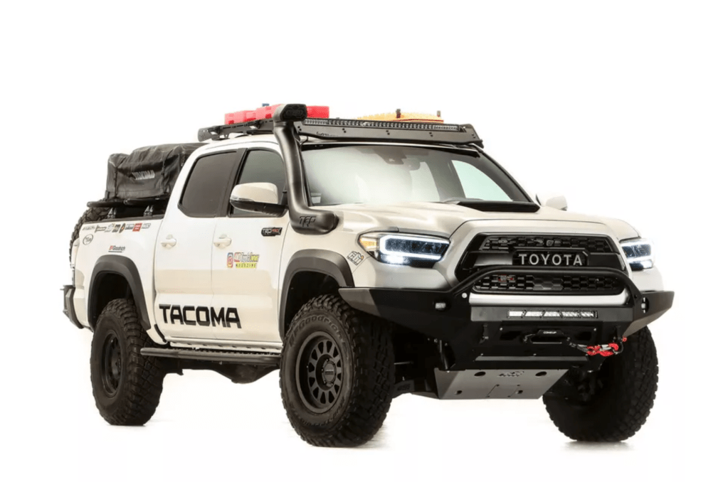 This overlanding concept shows how well a tacoma can replace an RV camper