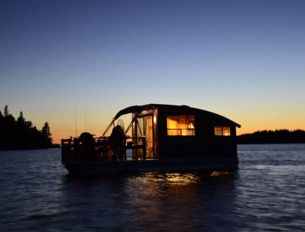 This Houseboat Is Basically a Floating RV