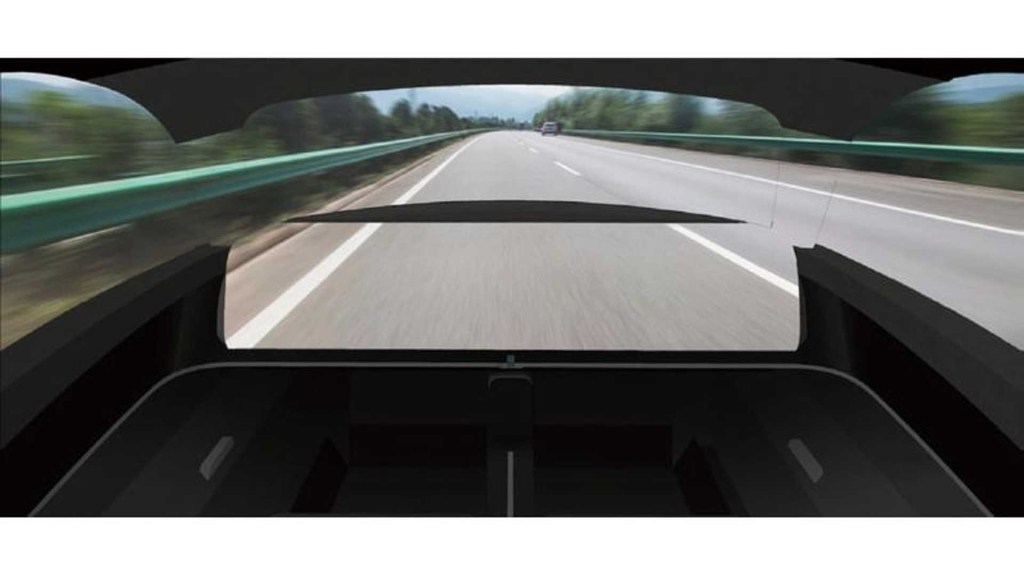 Kyocera Moeye interior self driving