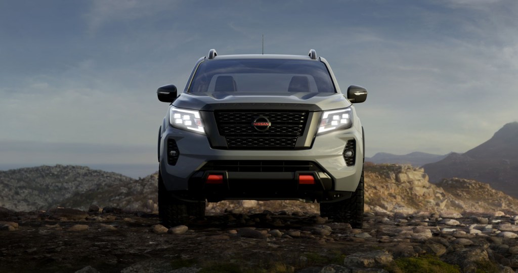 2021 Nissan Navara from the front