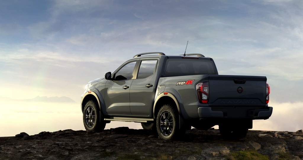 2021 Nissan Navara Pro 4X trim from the rear