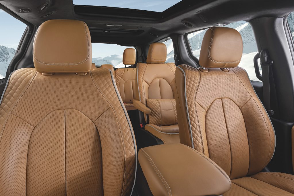 The new 2021 Chrysler Pacifica Pinnacle could have the most versatile minivan interior. 