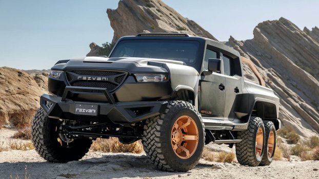 The Rezvani Hercules 6×6 Costs $225,000 and Develops up to 1,300 HP