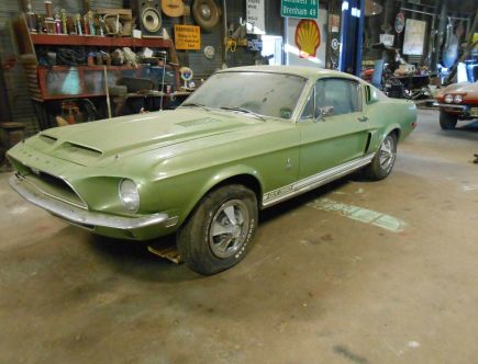 A 1968 Shelby Mustang GT350 Sat for Over 30 Years and Now Is at Auction