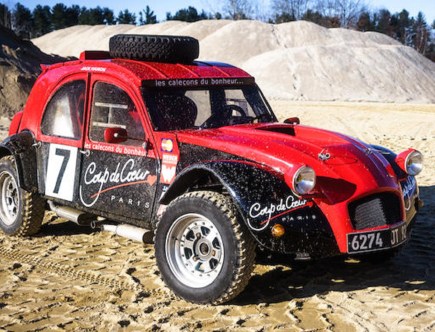 This Citroen 2CV Became a Rally Car With the Help of 2 Engines
