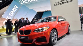 The new BMW 2 Series Coupe is presented on the first press day of the North American International Auto Show