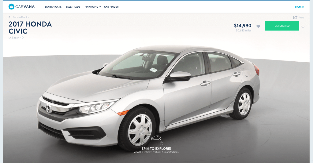 2017 Honda Civic LX for sale on Carvana 