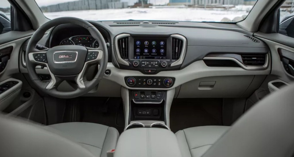 Front seats of the 2019 GMC Terrain. 