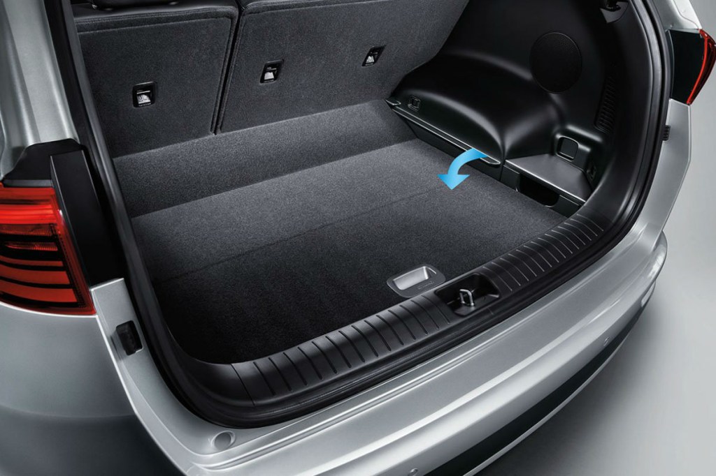 Trunk area of the 2019 Sportage.