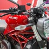 A red 2020 Ducati Monster motorcycle seen at the Ducati stand during the 41st Bangkok International Motor Show 2020.