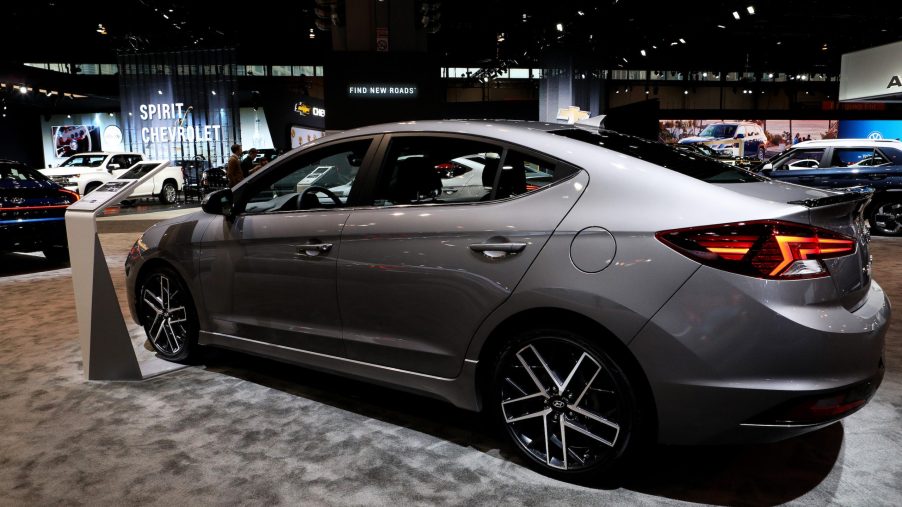 2020 Hyundai Elantra is on display at the 112th Annual Chicago Auto Show