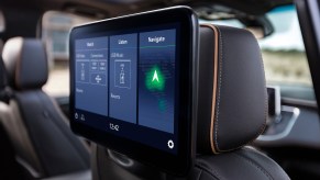 2021 GMC Yukon AT4 rear-seat entertainment system