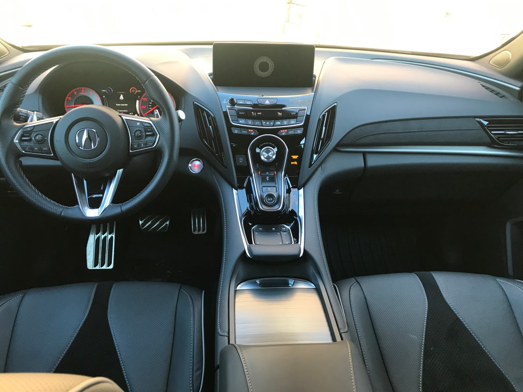 Front seats of the 2021 Acura RDX.