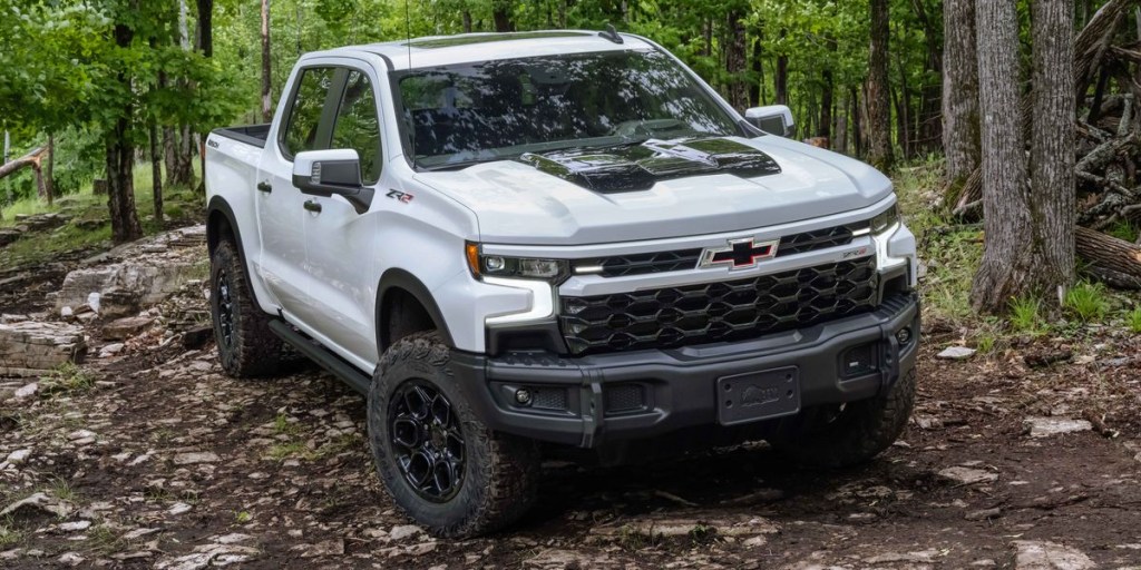 The 2023 Chevy Silverado off-roading