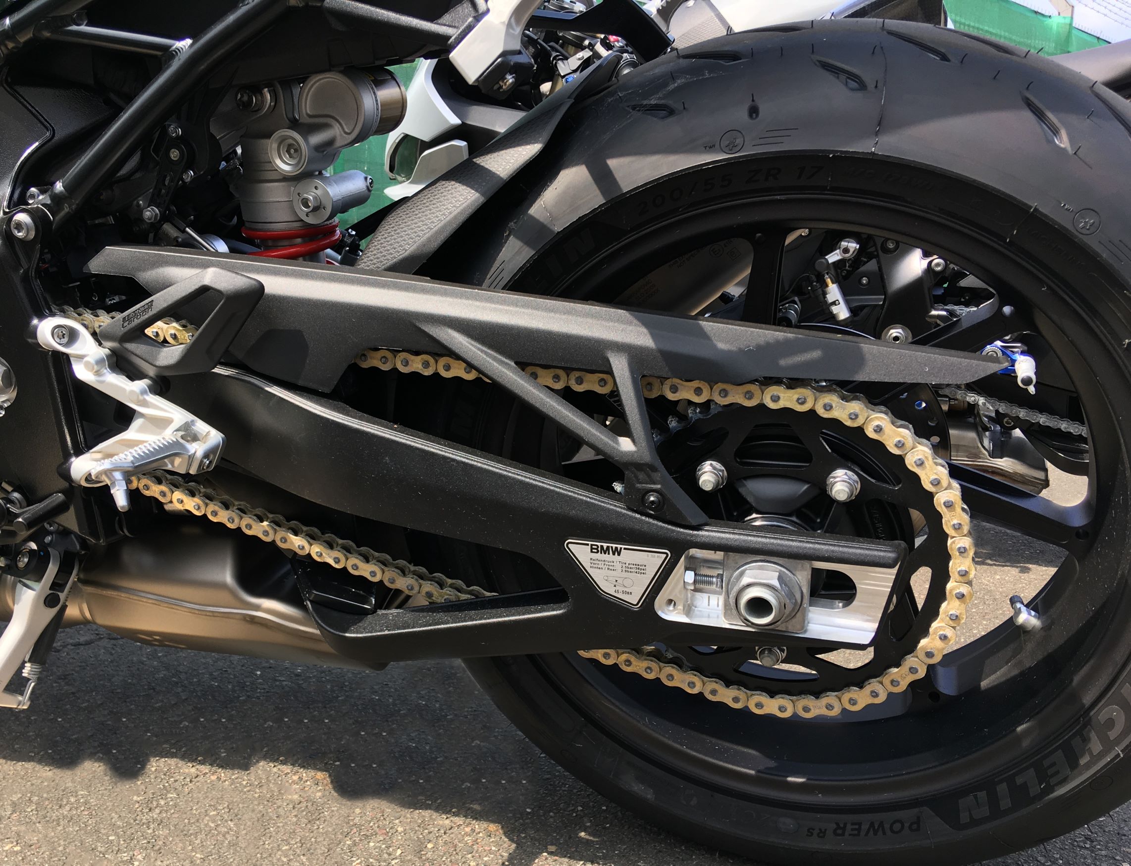 BMW S 1000 RR with the M Endurance motorcycle chain