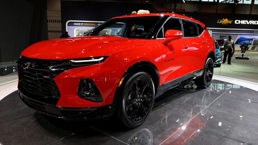 2019 Chevy Blazer is on display at the 111th Annual Chicago Auto Show