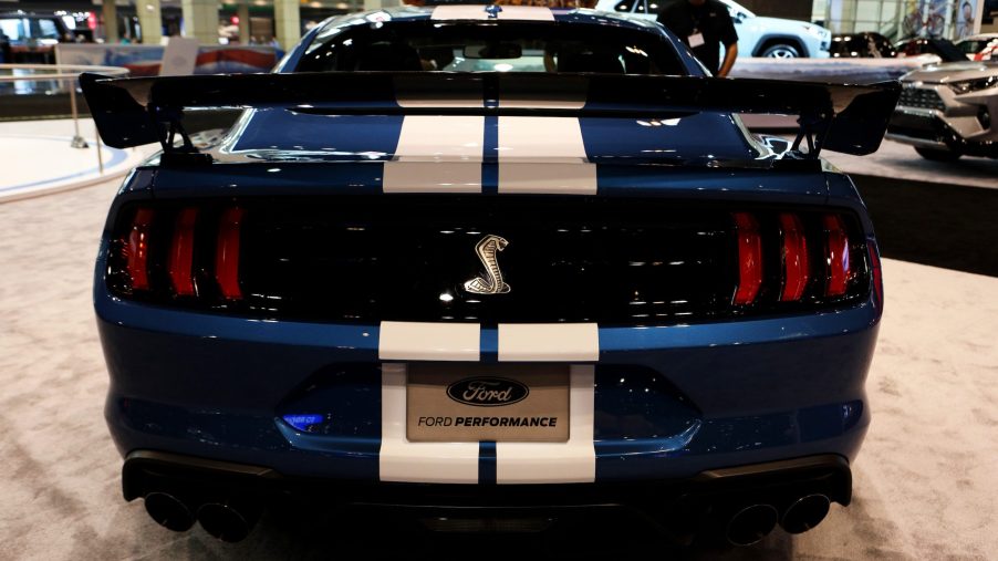 2020 Ford Mustang Shelby GT500 is on display at the 111th Annual Chicago Auto Show