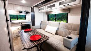 Interior of a Forest River R-pod