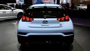 2018 Hyundai Veloster is on display at the 110th Annual Chicago Auto Show