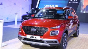 Hyundai Motor India Ltd. launched India’s first-ever fully connected SUV, Hyundai Venue at Andaz Hotel, Aerocity, on May 21, 2019, in New Delhi, lndia.