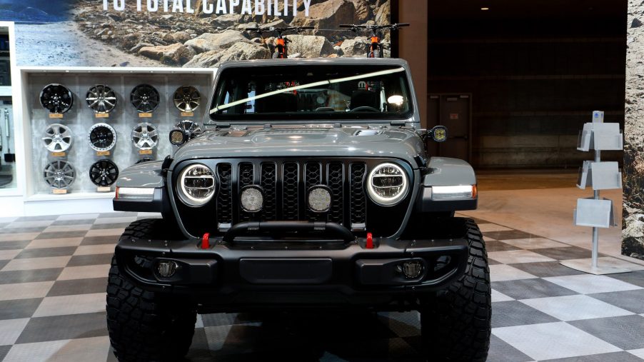 2020 Jeep Gladiator in the Mopar Garage at the 111th Annual Chicago Auto Show at McCormick Place