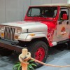 Jurassic Park Jeep on display