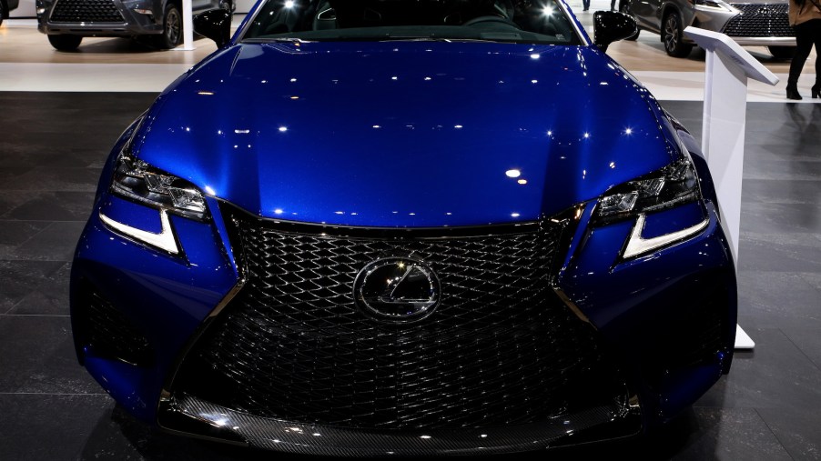 2020 Lexus GS F is on display at the 112th Annual Chicago Auto Show