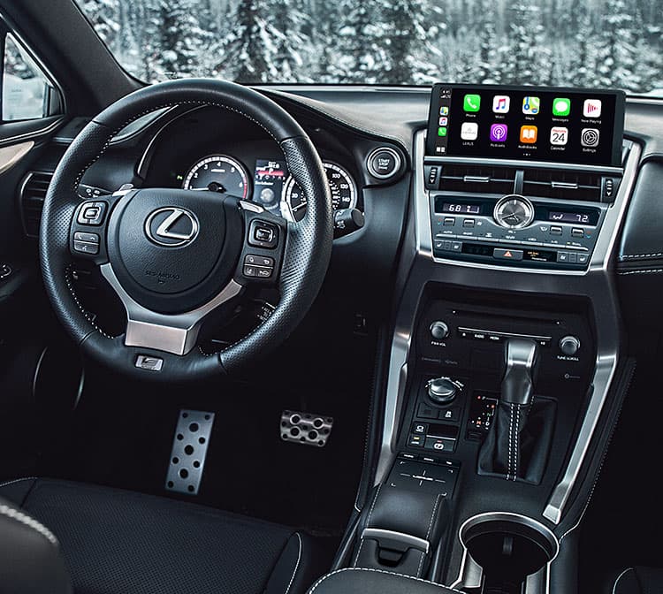 Driver's seat of the 2021 Lexus NX 