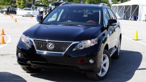 The Lexus RX 350 was used for the Vehicle Stability Control and Traction Control exercises at the Lexus Safety Experience in the Soldier Field South Lot in Chicago, Illinois on SEPT 17, 2010.