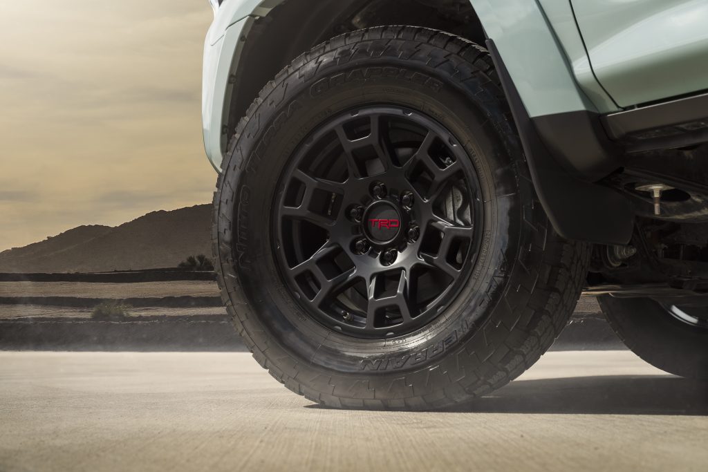 2021 Toyota 4Runner TRD Pro black wheels