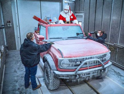 Santa is Buying Himself A Ford Bronco For Arctic Fun