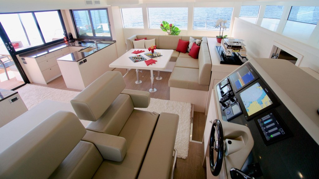The main deck of the Silent-Yachts Silent 55