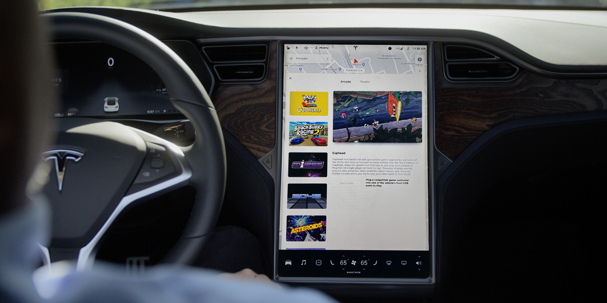 Tesla infotainment touchscreen upgrade