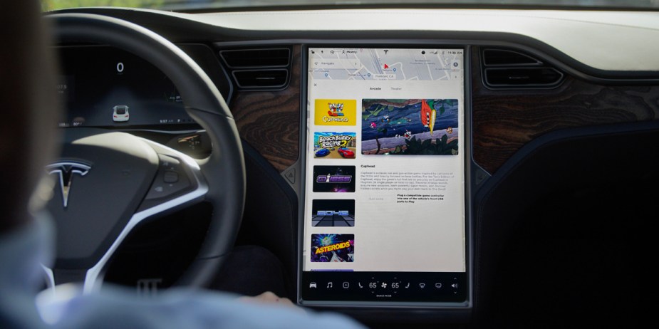 Tesla infotainment touchscreen upgrade