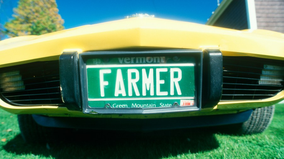 Vanity License Plate - Vermont