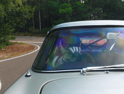 ATTENTION: The Stig Drifting an Aston Martin DB5 Is the Coolest Thing On the Internet