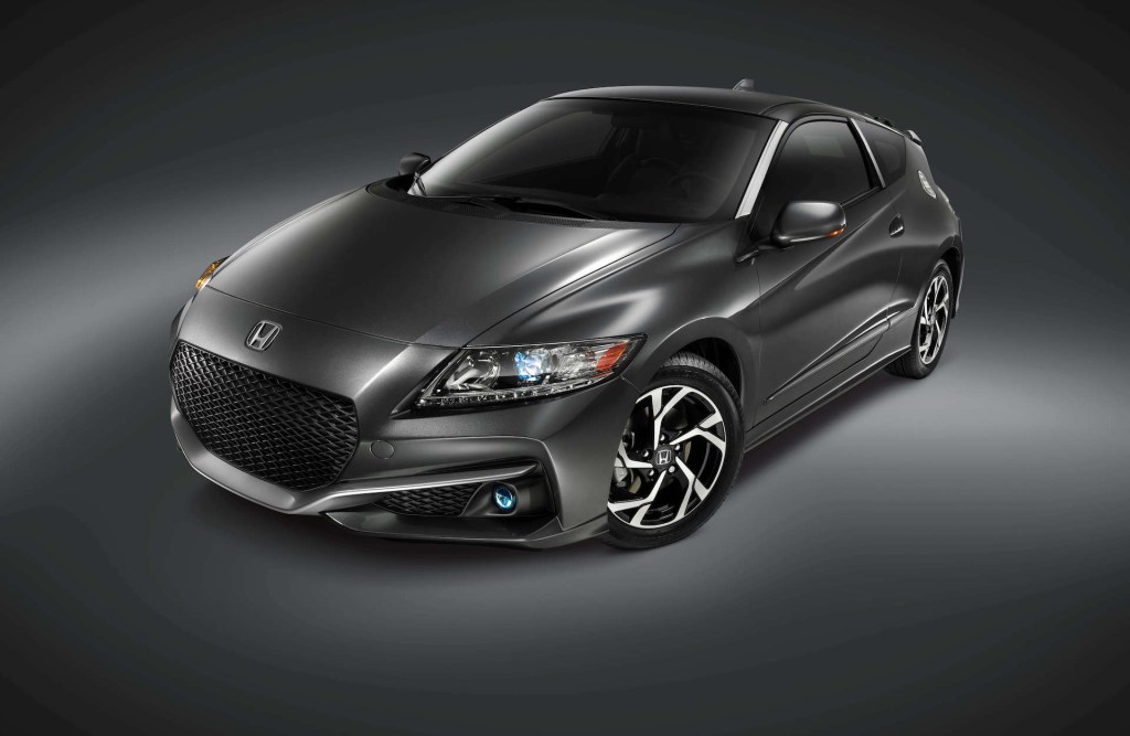 A digital image of a 2016 Honda CR-Z in a studio.