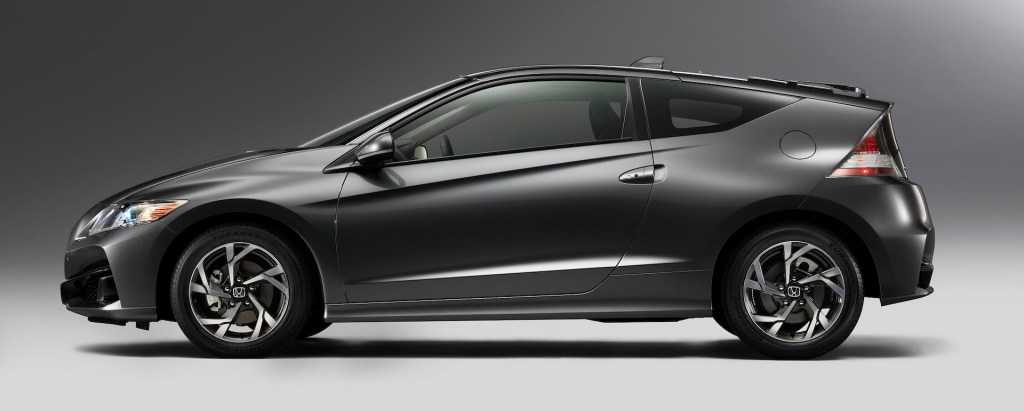 A digital image of a 2016 Honda CR-Z in a studio.