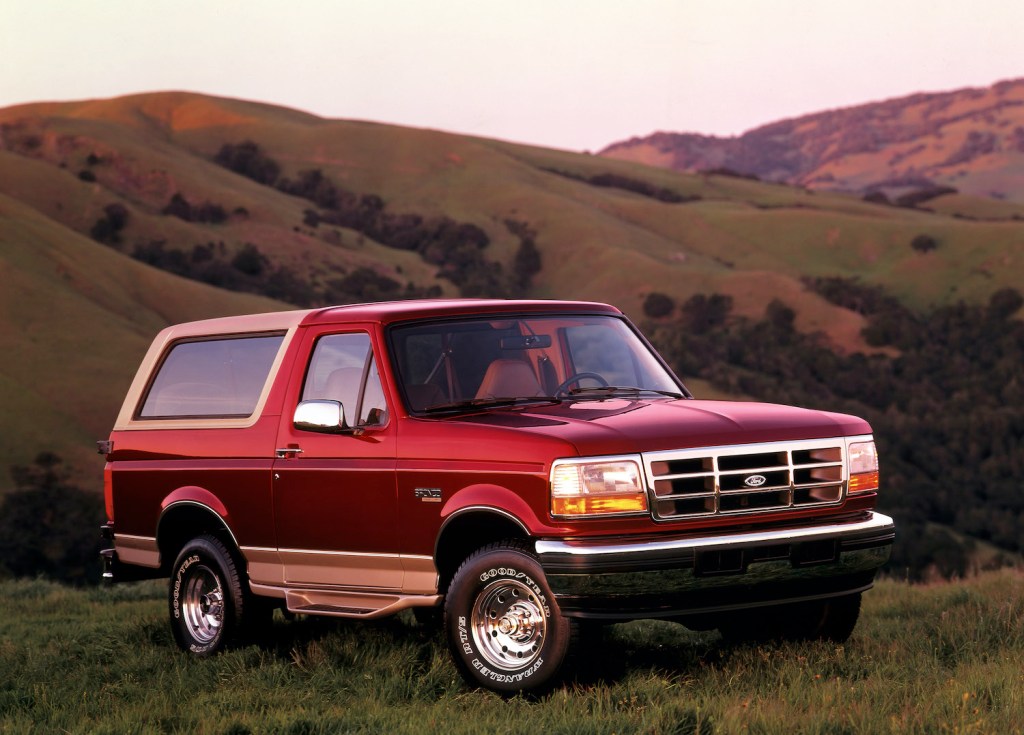 1996 Ford Bronco Eddie Bauer edition parked