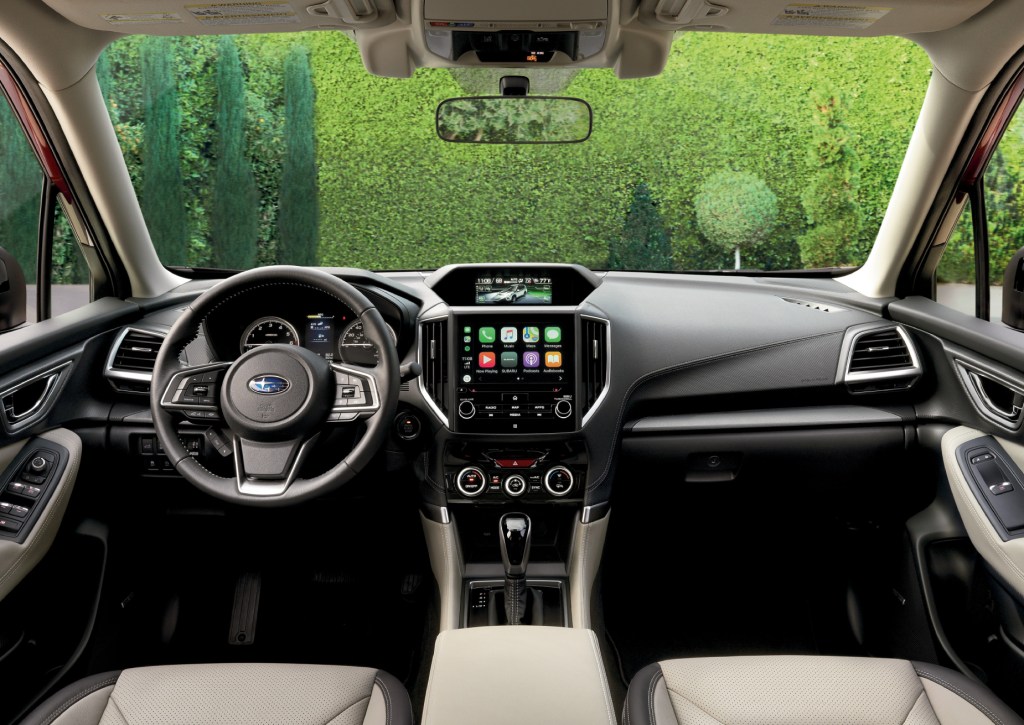 The 2019-2021 Subaru Forester's expansive windshield