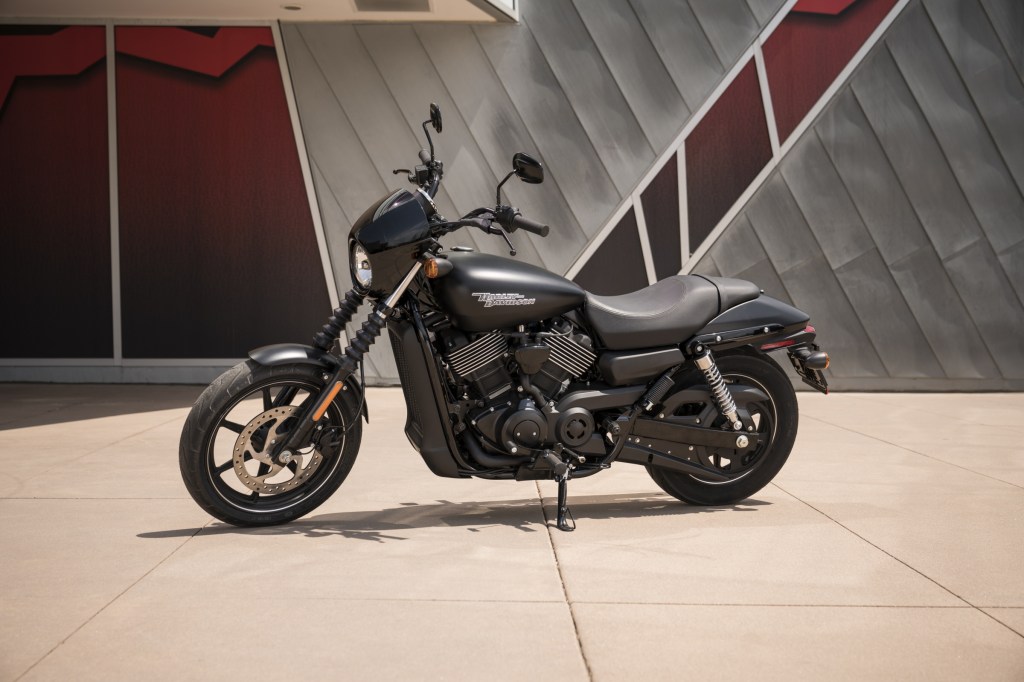 A black 2020 Harley-Davidson Street 750