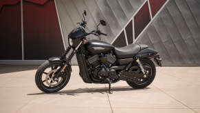 A black 2020 Harley-Davidson Street 750