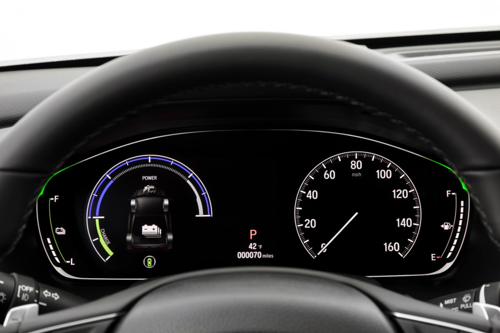 2020 Honda Accord Hybrid dashboard instrumentation