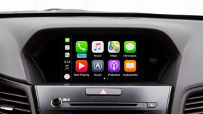 The 2021 Acura ILX Spec's infotainment touchscreen