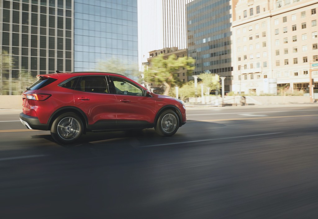 2021 Ford Escape being driven