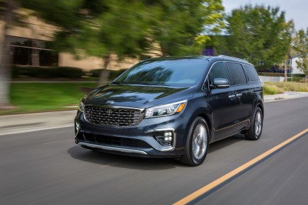 This New Kia Looks Like a Hearse, Complete With Curtains